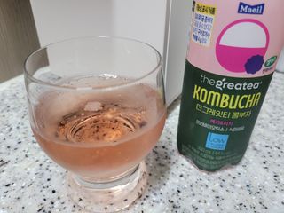 더그레잇티 콤부차 [매일유업] 더그레잇티 44kcal 콤부차 300ml *12개입 (오리지널 6개+베리리치 6개) — 5점을 준 리뷰어가 2023년 7월 올린 사용 사진