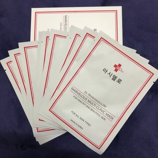 닥터마시멜로 마블러스 멀티 클리닉 마스크 — 4점을 준 리뷰어가 2021년 3월 올린 사용 사진