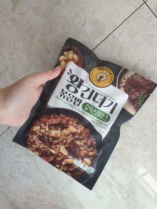 한성기업 무볼레 왕건더기 볶음밥 갈릭스테이크 — 5점을 준 리뷰어가 2021년 10월 올린 사용 사진