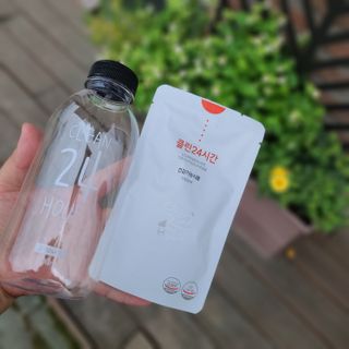클린24시간 1BOX(5포) + 전용보틀(500ml) — 5점을 준 리뷰어가 2023년 8월 올린 사용 사진