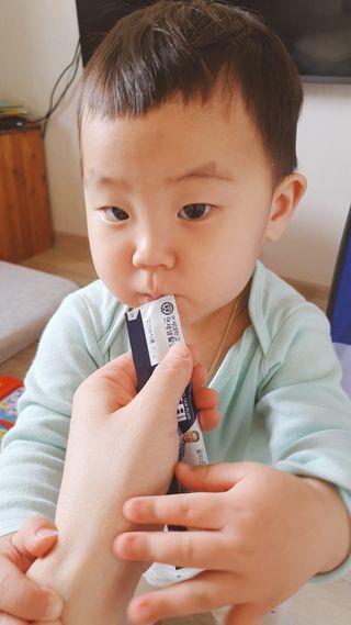 키즈텐플러스 연세 키즈텐 플러스 1개월 — 5점을 준 리뷰어가 2021년 4월 올린 사용 사진