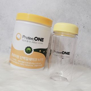 프로티원 단백질쉐이크 녹차맛 2주분 1통+보틀 — 5점을 준 리뷰어가 2021년 9월 올린 사용 사진