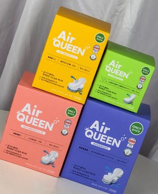 에어퀸 뉴브레스 유기농 생리대 4종 (팬티라이너 20P + 중형 10P + 대형 10P + 오버나이트 8P)_체험단 — 5점을 준 리뷰어가 2024년 7월 올린 사용 사진