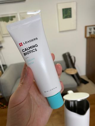 리더스코스메틱 리더스 카밍 바이오틱스 크림 마스크 — 4점을 준 리뷰어가 2021년 6월 올린 사용 사진