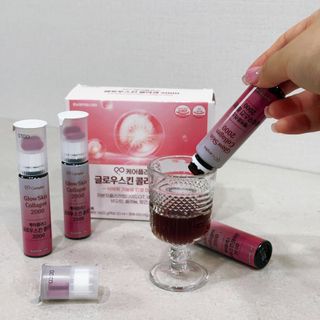 [경남제약헬스케어] 케어플러스 글로우스킨 콜라겐 2000 1박스(10일분) / 피부기능성 이중제형 마시는콜라겐 — 5점을 준 리뷰어가 2024년 7월 올린 사용 사진