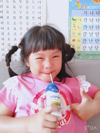 LIVE 매일바이오 썬화이버 드링킹 요거트 — 5점을 준 리뷰어가 2022년 8월 올린 사용 사진