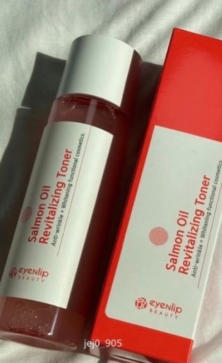 아이앤립 / EYENLIP 아이앤립 연어오일 리바이탈라이징 토너+앰플+크림 3종 세트 — 5점을 준 리뷰어가 2021년 5월 올린 사용 사진
