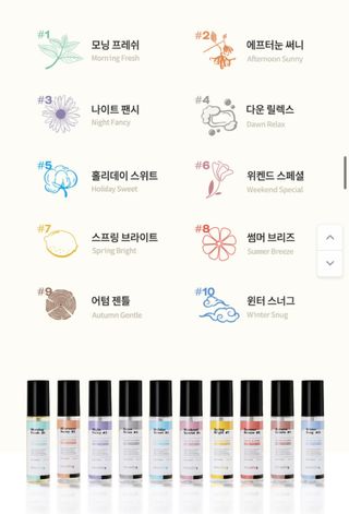 씨유아르보 섬유향수 10종 드레스퍼퓸 — 5점을 준 리뷰어가 2021년 2월 올린 사용 사진