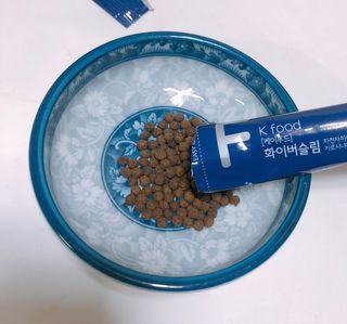 똥기사의 케이푸드 화이버슬림 — 5점을 준 리뷰어가 2021년 1월 올린 사용 사진