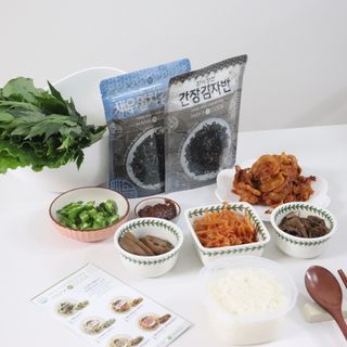 하나마이 [마마쿡] 전 청와대 천상현 셰프의 밑반찬  5종세트(소고기 장조림+연근조림+진미채+간장김자반+새우김자반) — 5점을 준 리뷰어가 2023년 4월 올린 사용 사진