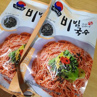 [한면원] 비빔국수 2인분 — 4.5점을 준 리뷰어가 2022년 7월 올린 사용 사진
