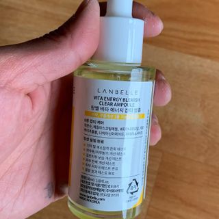 랑벨 비타 에너지 잡티 앰플 50ml 고농축 비타민, 저자극, 수분 촉촉, 미백 앰플 — 5점을 준 리뷰어가 2022년 4월 올린 사용 사진