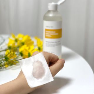 나나스킨 캐모마일아쿠아수딩토너 — 5점을 준 리뷰어가 2021년 5월 올린 사용 사진