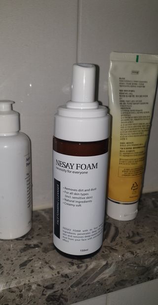 NESAY 네세이 크림 폼클렌져 포맨 150mL 남자폼클렌져 — 5점을 준 리뷰어가 2021년 5월 올린 사용 사진