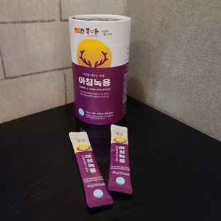 [몸엔용] 전국 이마트 런칭 신상, 아침을 깨우는 녹용 아침녹용 10g x 28포 — 5점을 준 리뷰어가 2021년 7월 올린 사용 사진