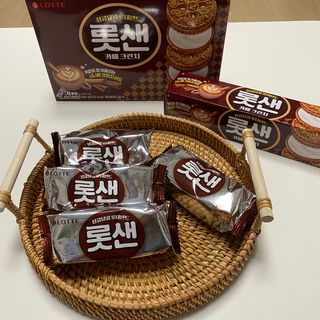 롯데제과 롯샌 카페크런치 — 5점을 준 리뷰어가 2021년 10월 올린 사용 사진