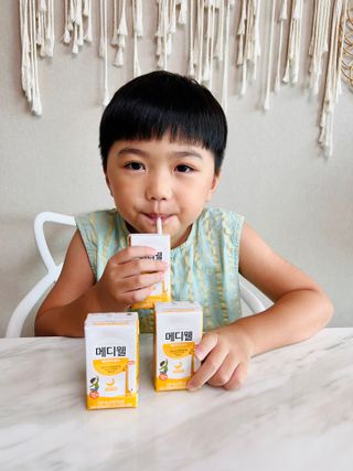 메디웰 페디아드링크 미니 바나나맛 — 5점을 준 리뷰어가 2022년 8월 올린 사용 사진