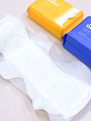 에어퀸 뉴브레스 유기농 생리대 4종 (팬티라이너 20P + 중형 10P + 대형 10P + 오버나이트 8P)_체험단 — 5점을 준 리뷰어가 2024년 6월 올린 사용 사진