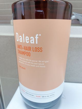 달리프 진저 베러 퍼퓸 탈모 완화 샴푸 1000ml 향 3종 — 5점을 준 리뷰어가 2021년 2월 올린 사용 사진