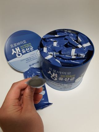 서울약사신협_프로바이오생유산균_2.5G x 100포 — 5점을 준 리뷰어가 2021년 6월 올린 사용 사진