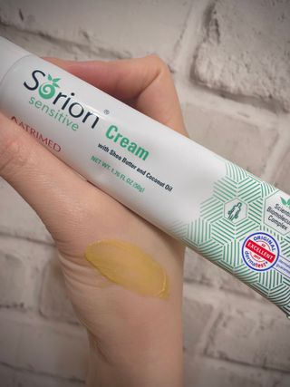 건선/아토/습진/민감성 피부 천연보습진정크림 소리온 크림 & 센시티브 크림 50g — 5점을 준 리뷰어가 2022년 1월 올린 사용 사진