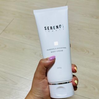 세렌디뷰티 퓨어델라 부스팅 바디크림 — 5점을 준 리뷰어가 2021년 8월 올린 사용 사진