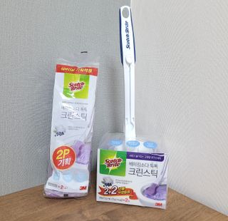 3M 스카치브라이트 크린스틱 베이킹소다 핸들 + 리필 9입 + 캐디증정 — 5점을 준 리뷰어가 2023년 9월 올린 사용 사진