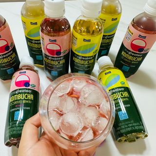 더그레잇티 콤부차 [매일유업] 더그레잇티 44kcal 콤부차 300ml *12개입 (오리지널 6개+베리리치 6개) — 5점을 준 리뷰어가 2023년 7월 올린 사용 사진