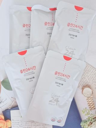 클린24시간 1BOX(5포) + 전용보틀(500ml) — 5점을 준 리뷰어가 2023년 7월 올린 사용 사진