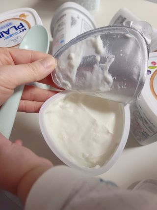 떠먹는불가리스 마이플레인 요거트 435g 6개입 — 5점을 준 리뷰어가 2021년 2월 올린 사용 사진