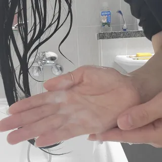 플로랜드 프리미엄 케라틴 체인지 헤어앰플 — 5점을 준 리뷰어가 2022년 4월 올린 사용 사진