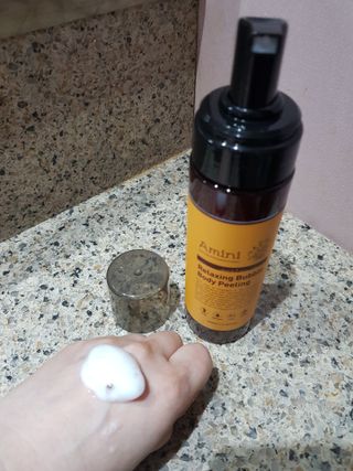아미니 릴렉싱 버블 바디 필링 — 5점을 준 리뷰어가 2021년 3월 올린 사용 사진