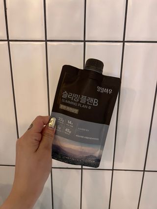 일일하우 슬리밍 플랜B 고소한 귀리맛, 진한 카카오맛 (체중조절식) — 5점을 준 리뷰어가 2023년 7월 올린 사용 사진