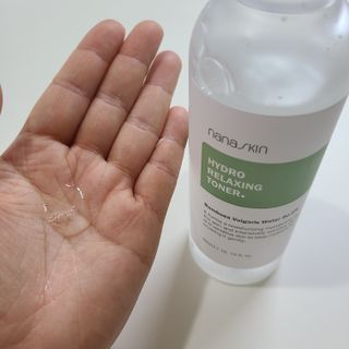 나나스킨 하이드로릴렉싱토너 — 5점을 준 리뷰어가 2021년 6월 올린 사용 사진