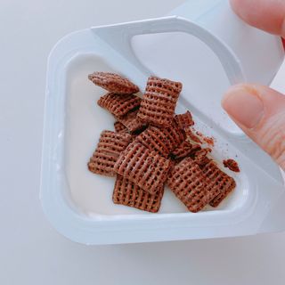 매일바이오 토핑요거트 — 5점을 준 리뷰어가 2021년 5월 올린 사용 사진