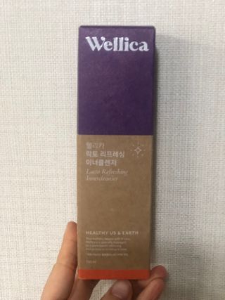 웰리카_V CARE 웰리카 락토 리프레싱 이너클렌저 — 4점을 준 리뷰어가 2021년 1월 올린 사용 사진