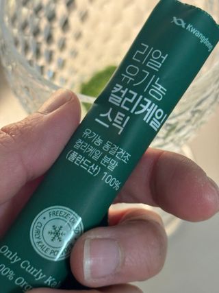 광동생활건강 프리 미션 [광동] 리얼 유기농 컬리케일 스틱 (2 g * 30포) — 5점을 준 리뷰어가 2025년 7월 올린 사용 사진
