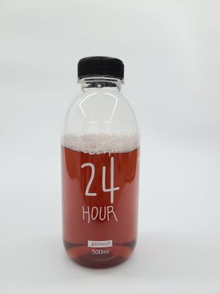 클린24시간 1BOX(5포) + 전용보틀(500ml) — 5점을 준 리뷰어가 2023년 2월 올린 사용 사진