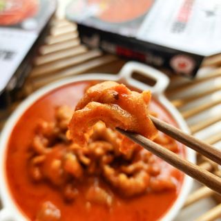 [닭집아들 신제품] 직화무뼈국물닭발 & 직화로제무뼈닭발 — 4점을 준 리뷰어가 2023년 5월 올린 사용 사진