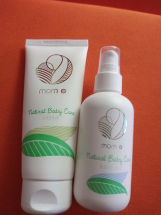mom e 맘이 내추럴 베이비 케어 크림+바디오일 — 5점을 준 리뷰어가 2021년 1월 올린 사용 사진