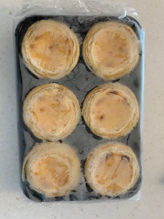 디앙뜨 포르투갈 에그타르트 오리지널 맛+패션후르츠+초콜릿타르트 맛 중 택1 — 5점을 준 리뷰어가 2021년 8월 올린 사용 사진