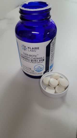 [Dr.PNT] 닥터피엔티 프로바이오틱스 칠드런스 츄어블 / 2개월분 — 5점을 준 리뷰어가 2023년 1월 올린 사용 사진