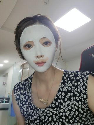 아이디플라코스메틱 페이스핏 플라스터 마스크 _ 리뉴얼 — 5점을 준 리뷰어가 2021년 7월 올린 사용 사진