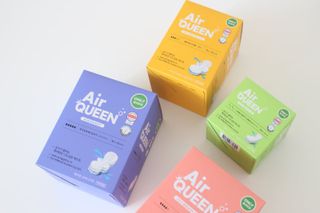 에어퀸 뉴브레스 유기농 생리대 4종 (팬티라이너 20P + 중형 10P + 대형 10P + 오버나이트 8P)_체험단 — 4.5점을 준 리뷰어가 2024년 6월 올린 사용 사진