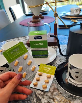 뉴트리션팩토리 비타프렙 바이탈원 종합비타민 멀티비타민 600mg — 5점을 준 리뷰어가 2021년 10월 올린 사용 사진
