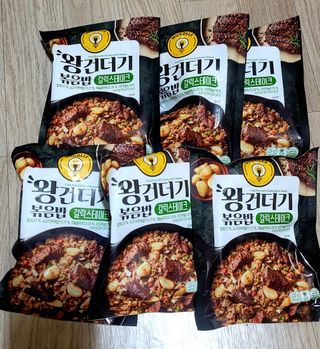 한성기업 무볼레 왕건더기 볶음밥 갈릭스테이크 — 5점을 준 리뷰어가 2021년 10월 올린 사용 사진