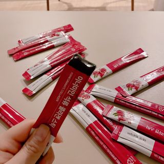 이너미인 석류 콜라겐 스틱 — 5점을 준 리뷰어가 2021년 1월 올린 사용 사진