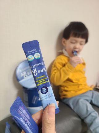 서울약사신협_프로바이오생유산균_2.5G x 100포 — 5점을 준 리뷰어가 2021년 3월 올린 사용 사진
