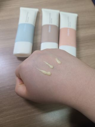 [후르디아] 끈적임 없는 착한성분 비건  핸드크림 3종 — 5점을 준 리뷰어가 2022년 2월 올린 사용 사진