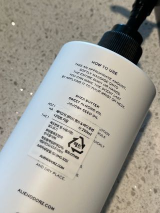 에일리언오더즈 센티드 핸드&바디 로션 290ml (3종 택1) — 5점을 준 리뷰어가 2023년 8월 올린 사용 사진
